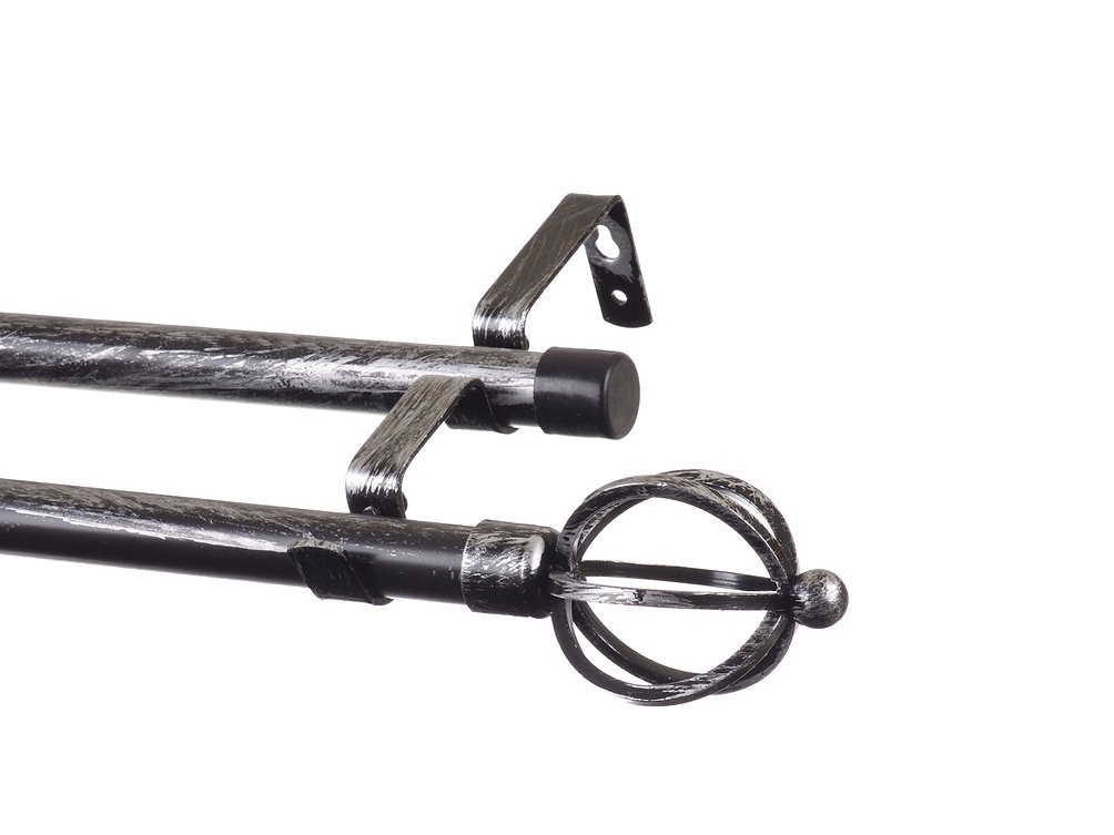 Cortinero Doble Expandible A Maximo 3m De Metal (Modelo A19)