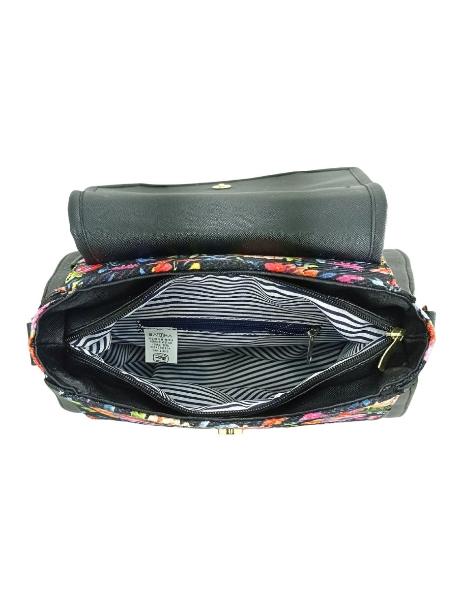 Bolsa artesanal de cuero vegano y yute