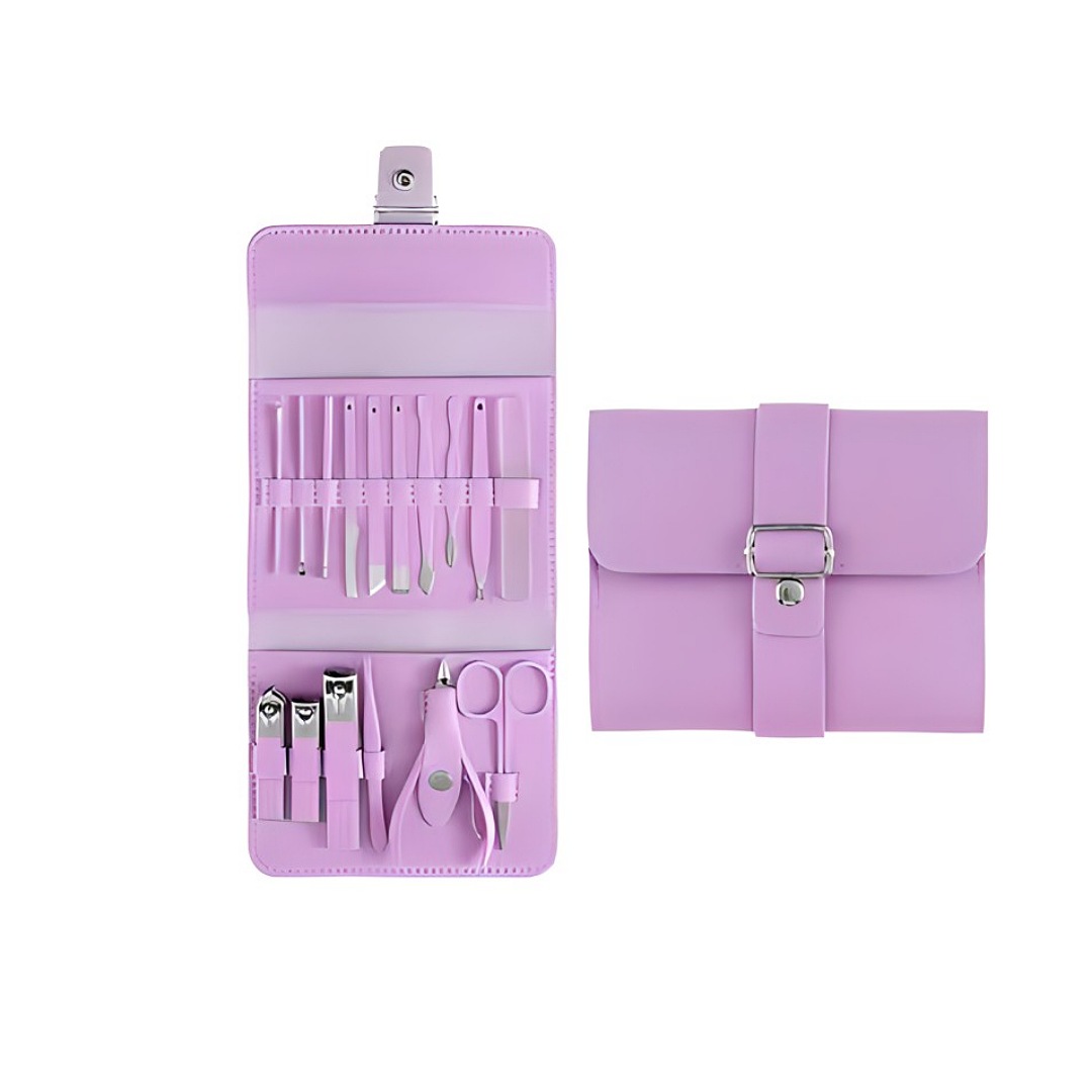 Kit De Herramientas De Manicura Para Cortaúñas Portátil 16pc