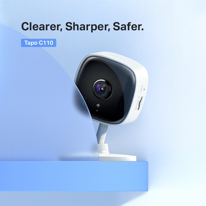 Camara De Vigilancia Tp-Link TAPO C110 UHD 3MP WI-FI Alarma Vision Nocturna.
