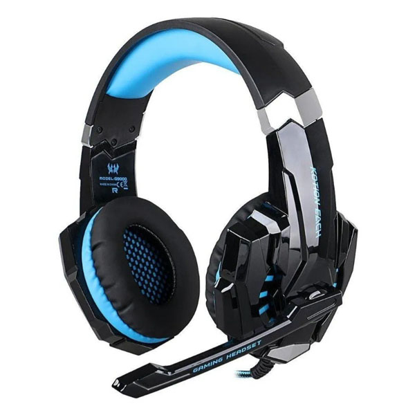 Audífonos gamer Kotion Each G9000 black y blue
