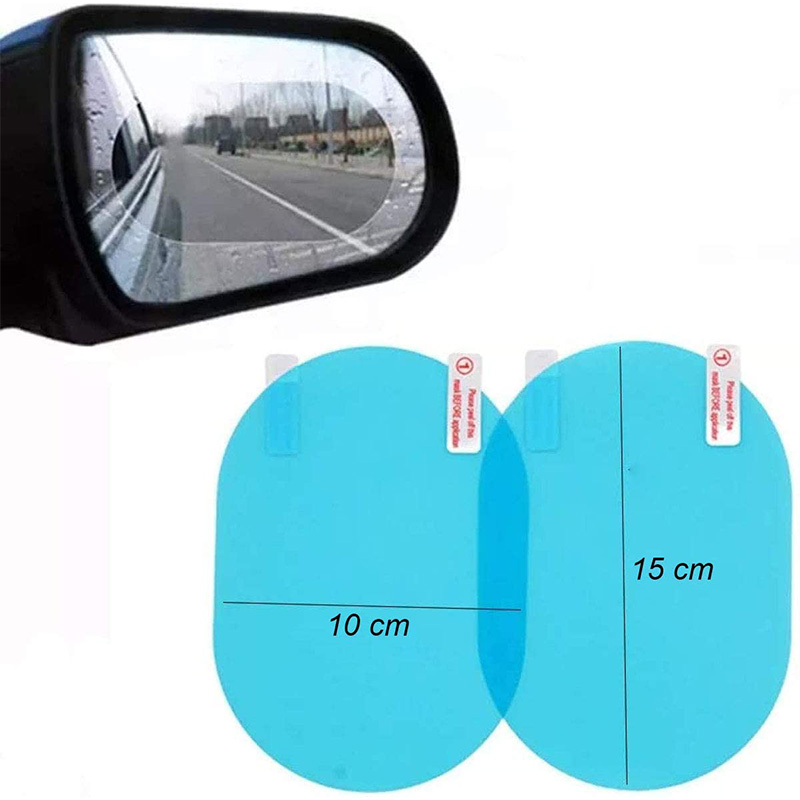 Mica anti lluvia, antiempañante, antiniebla, para espejos de carro y moto antilluvia anti empañante anti niebla