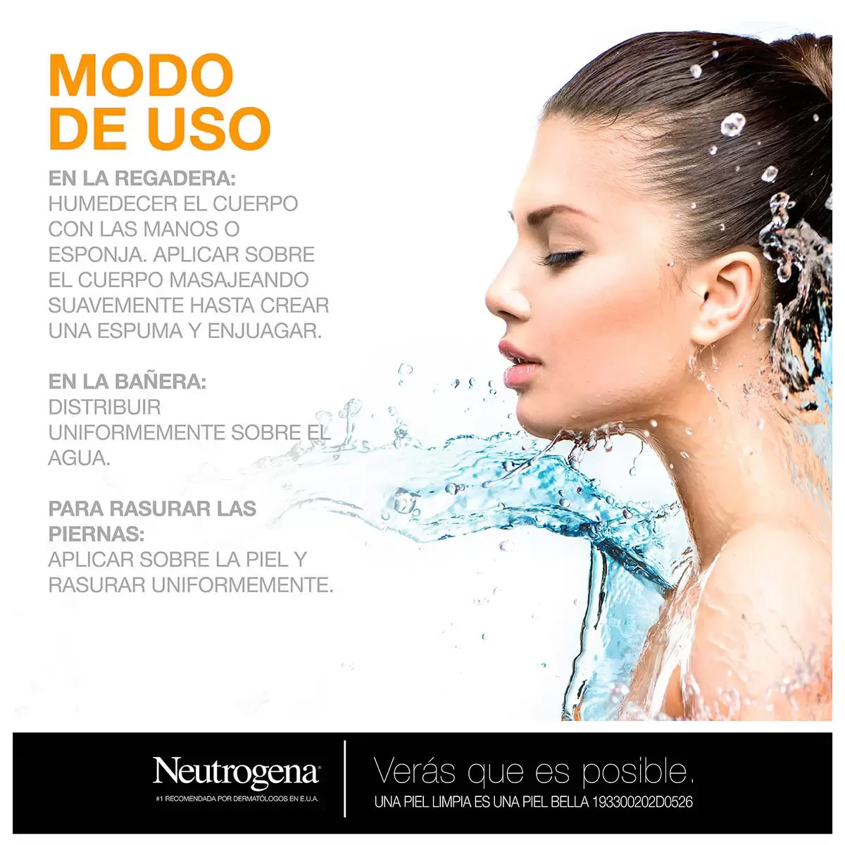 Jabón Líquido Corporal Neutrogena Rainbath De 1182ml. CST