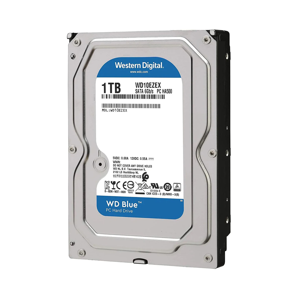 Disco Duro 1TB Western Digital Blue SATA PC WD10EZEX