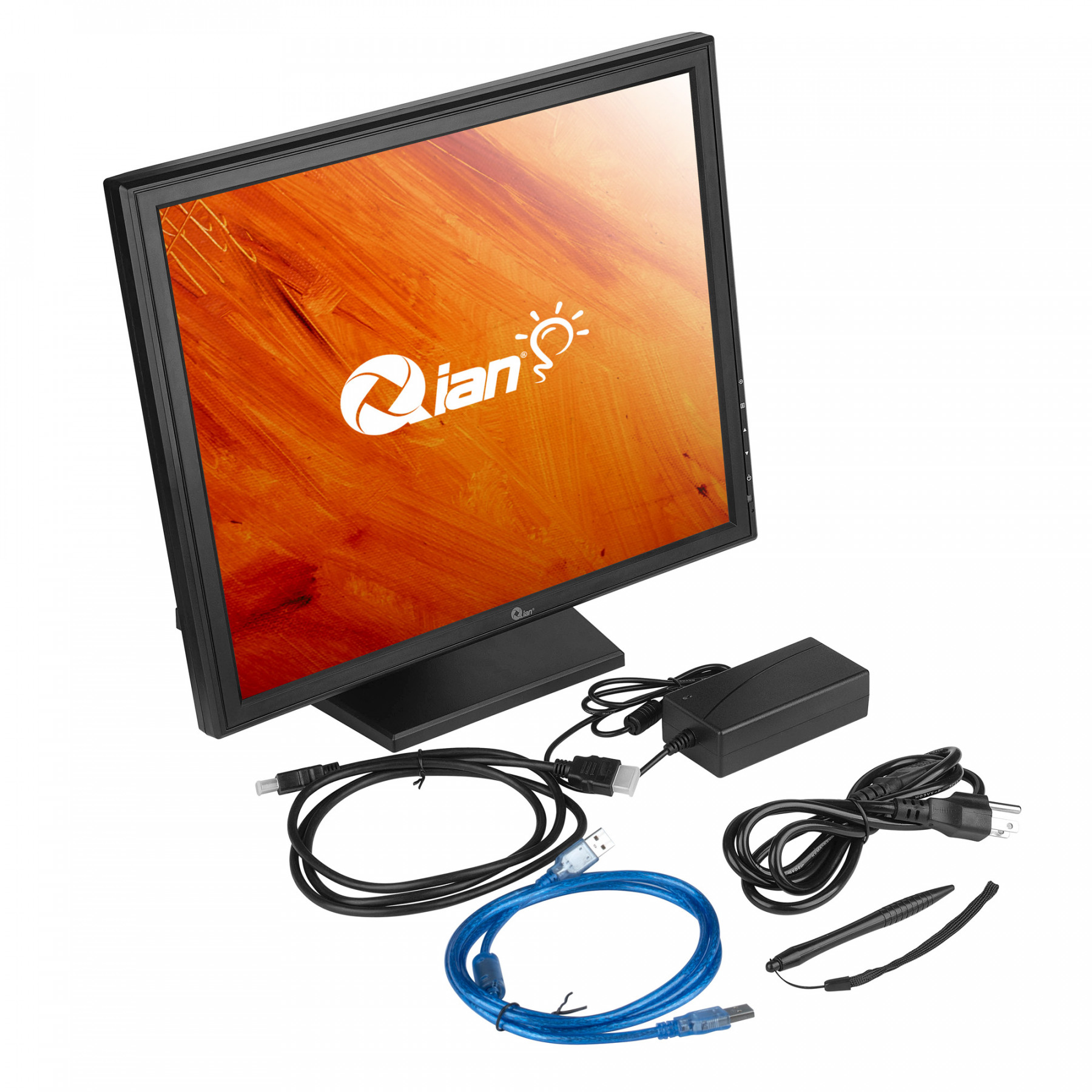 Monitor Touch LED QIAN TIAGO QPMT1701 17 Pulgadas USB, VGA, HDMI, 1280x1024 PX