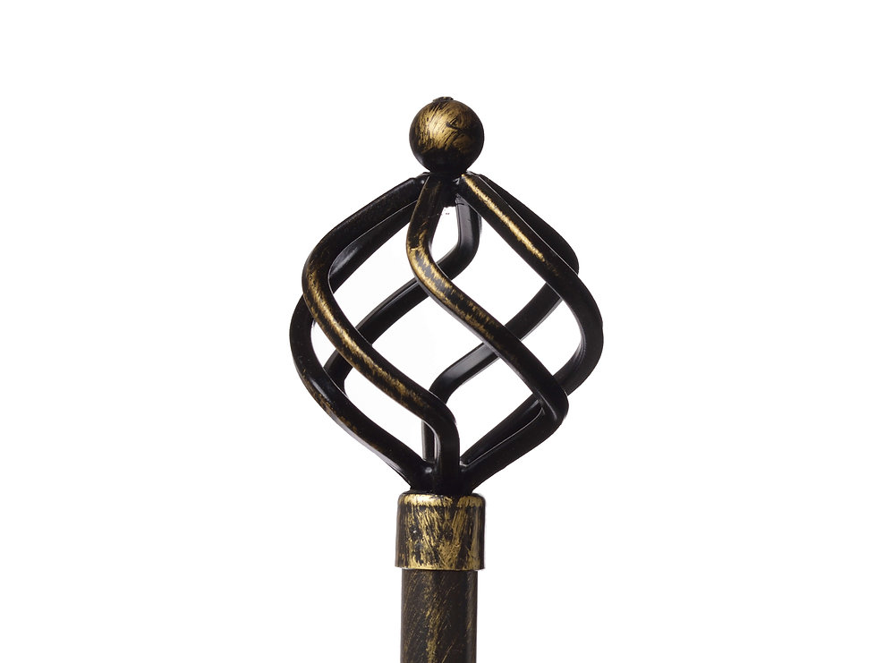 Cortinero Doble Expandible A Maximo 2m De Metal (Modelo Royal)