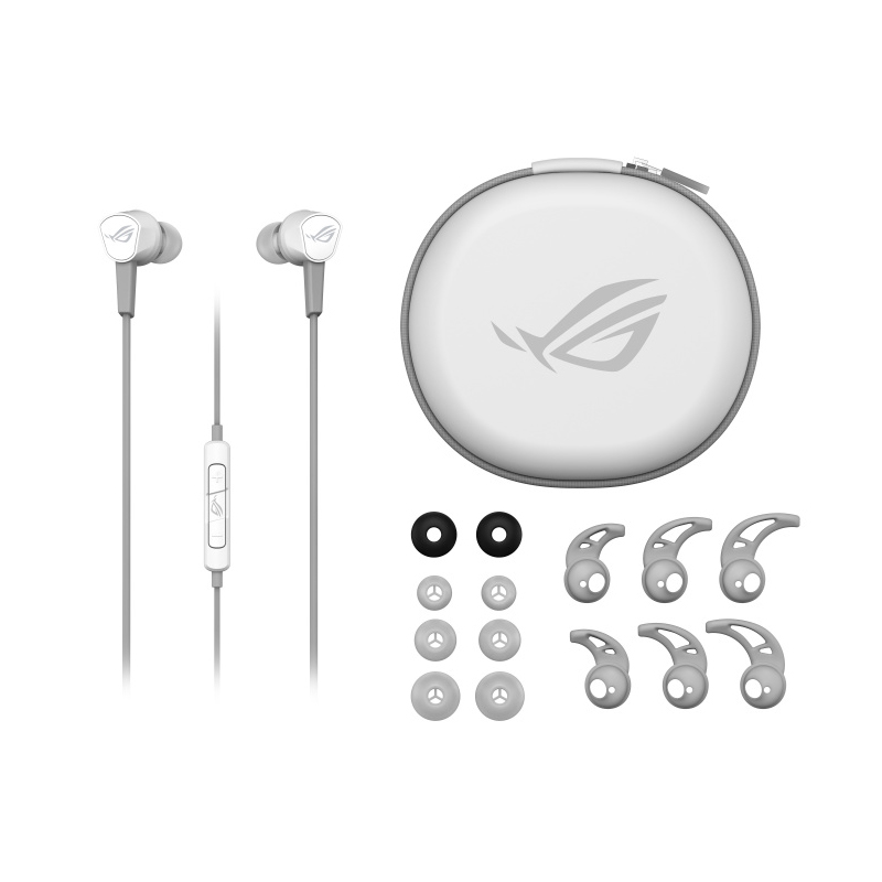 AUDIFONOS ASUS ROG CETRA II CORE MOONLIGHT WHITE 3.5MM 90YH0360-B2UA00