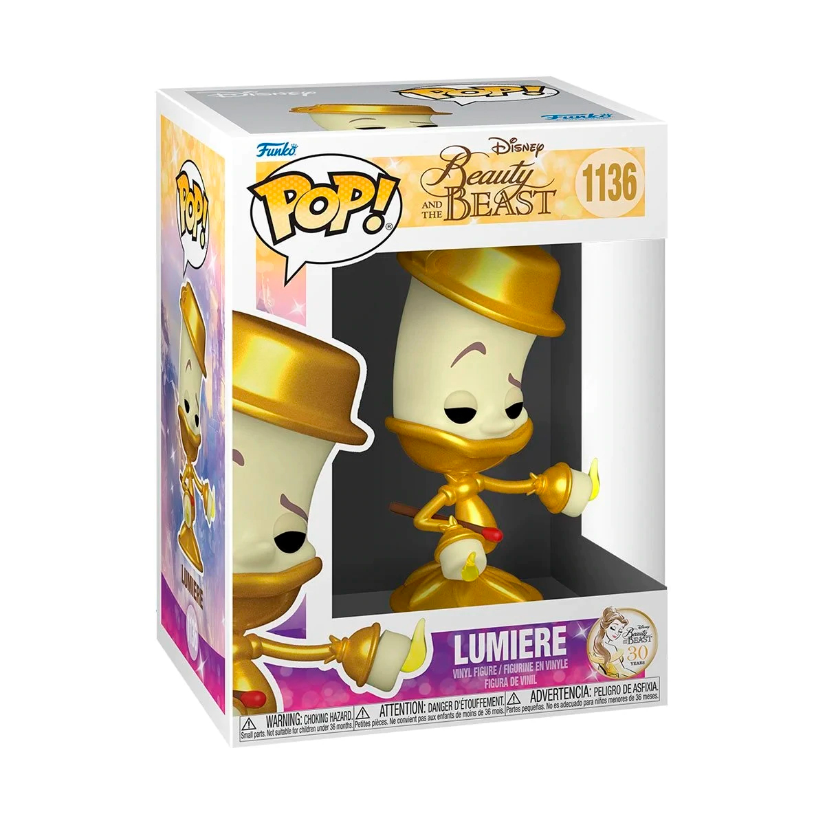 Funko Pop Lumiere #1136 La Bella Y La Bestia Disney Pixar Original