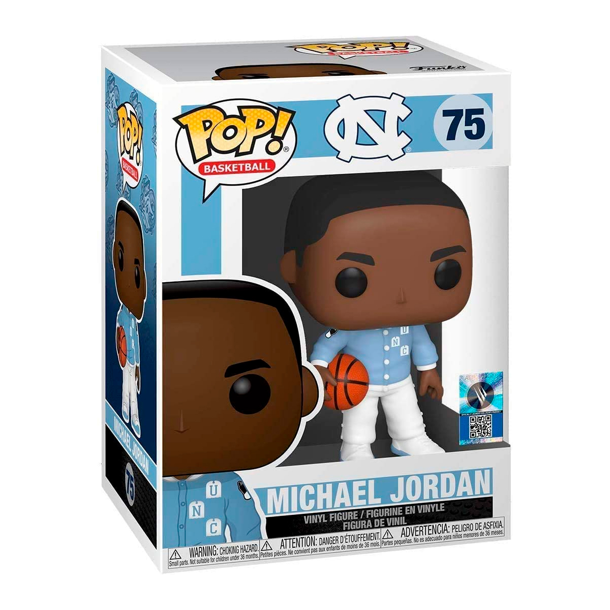 Funko Pop Michael Jordan #75 Nba Baloncesto North Carolina Original
