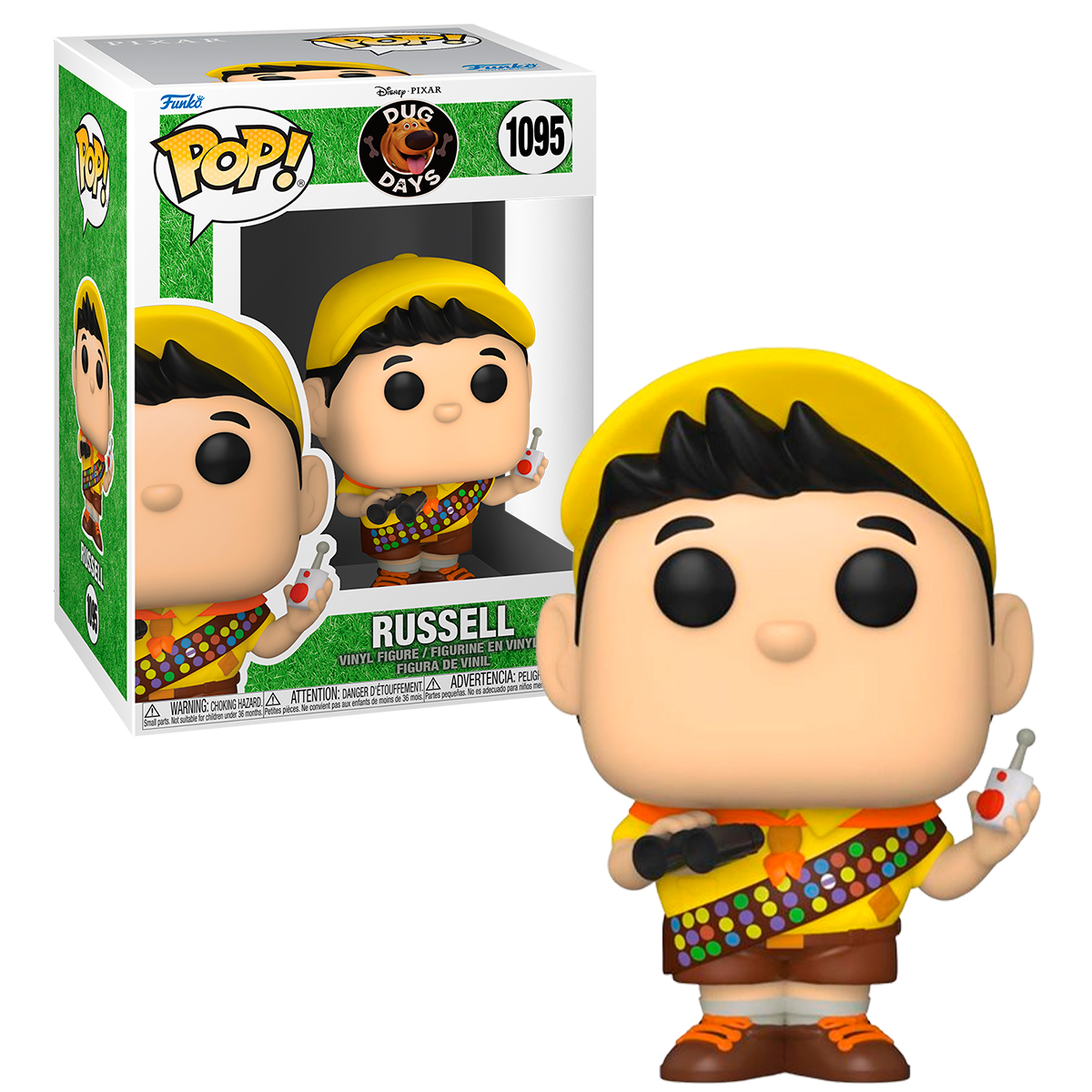 Funko Pop Russell #1095 La Vida De Dug Disney Pixar Original