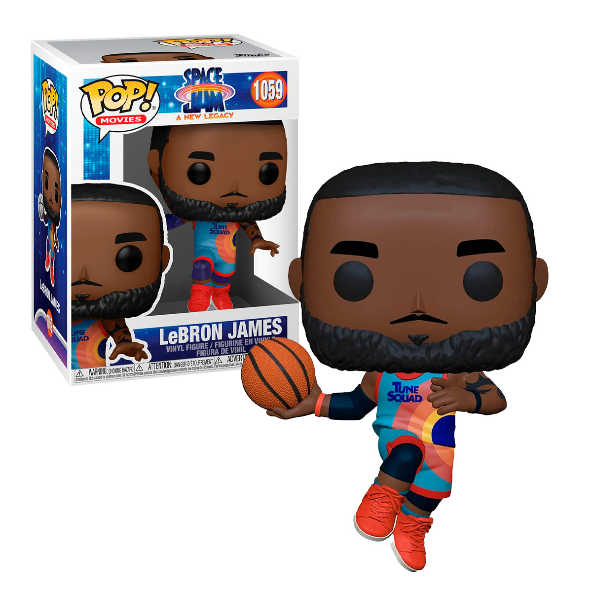 Funko Pop Lebron James #1182 Space Jam A New Legacy Nueva Era