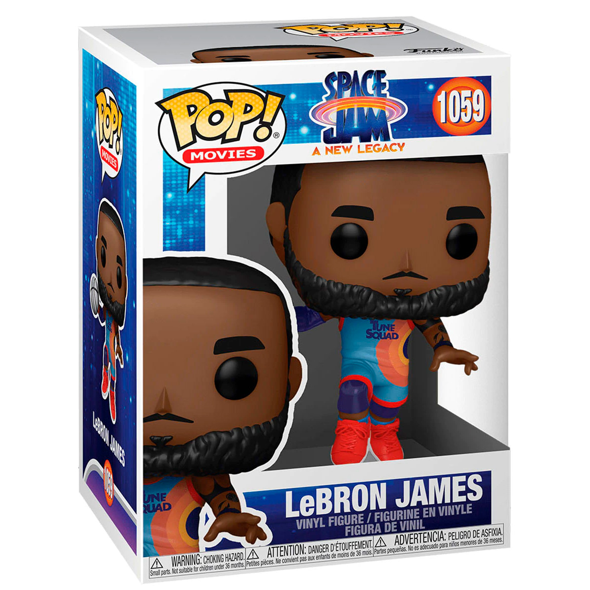 Funko Pop Lebron James #1182 Space Jam A New Legacy Nueva Era