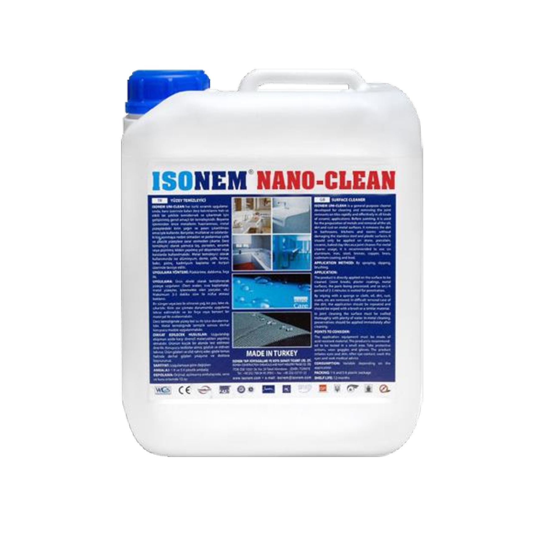 ISONEM NANO CLEAN - Limpiador de Superficies - 5L.