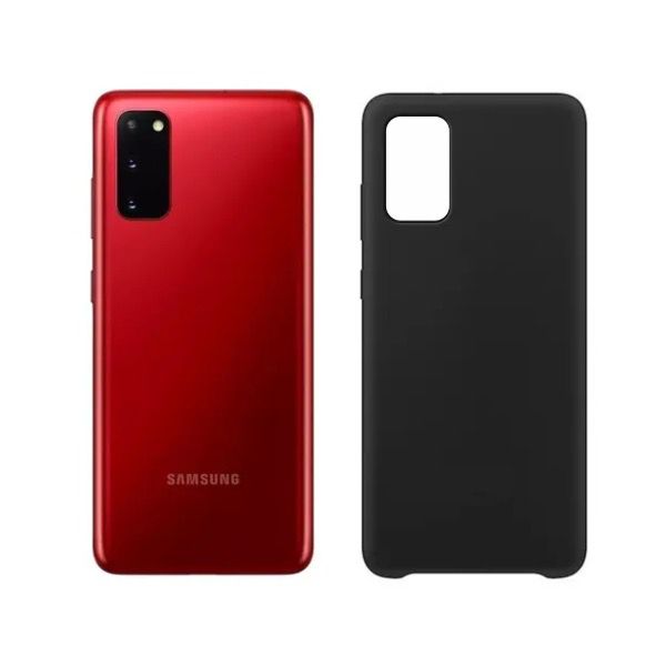 Samsung Galaxy S20 Plus Rojo 256GB Reacondicionado Snapdragon + Funda protectora de regalo.