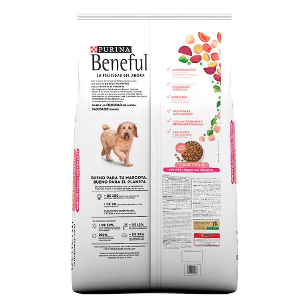 Beneful Adulto Primavera Sorprendente Carne y Pollo 22 kg.