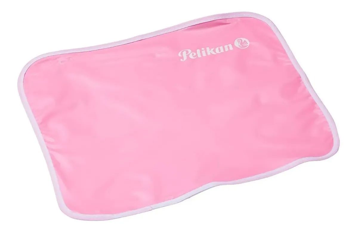 Kit Pelikan Bata Manga Larga Con Mantel De Arte Color Rosa