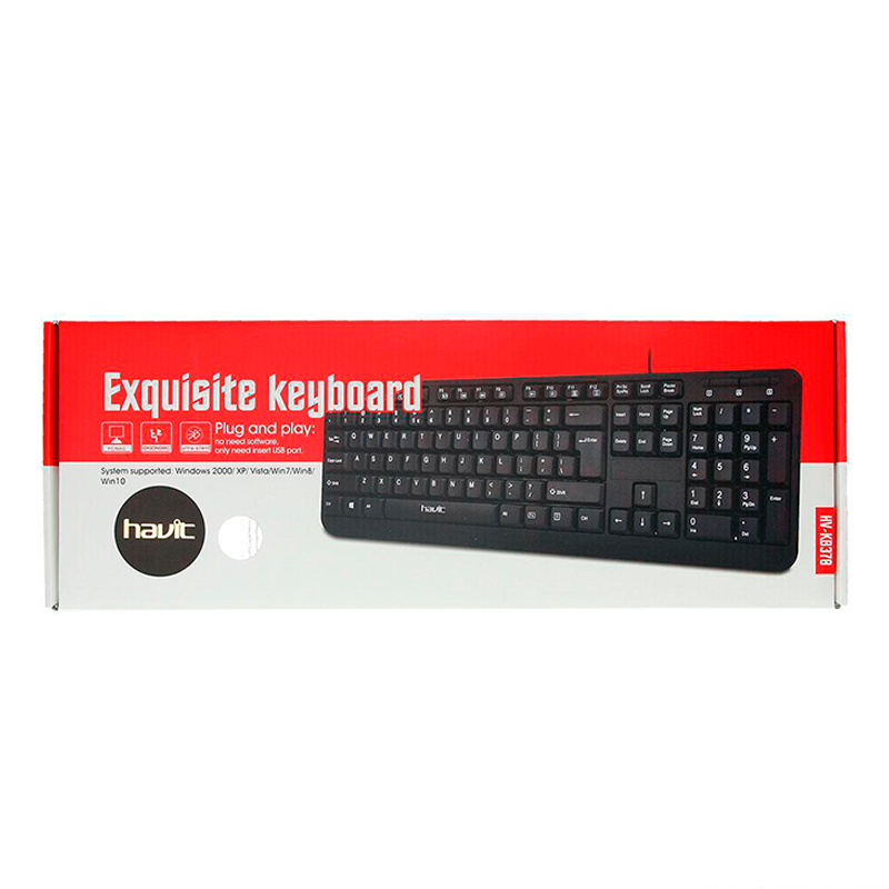 TECLADO HAVIT HV-KB378 ESPAÑOL
