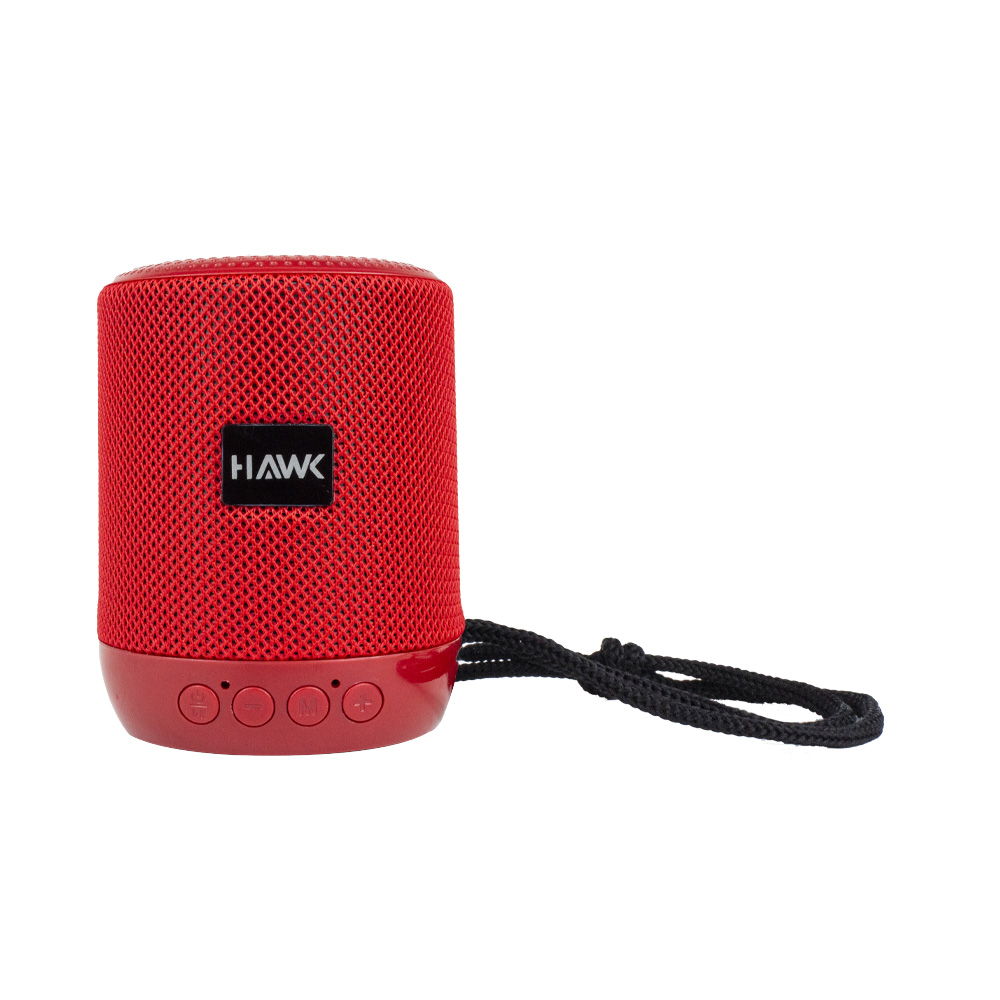 Mini Bocina Bluetooth Portátil Recargable HAWK HK003 Rojo FM