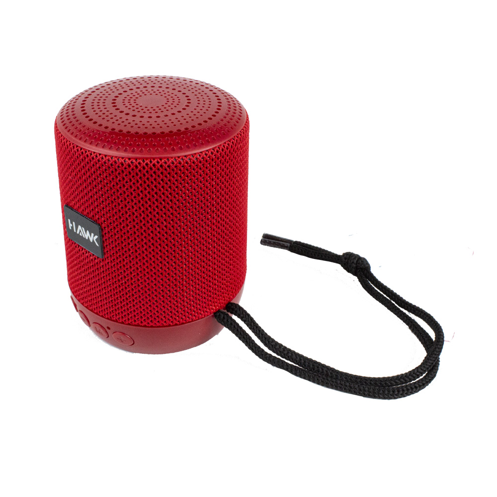 Mini Bocina Bluetooth Portátil Recargable HAWK HK003 Rojo FM
