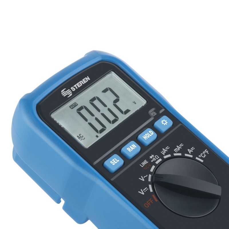  Multímetro Digital Auto Rango Detector Voltaje Steren