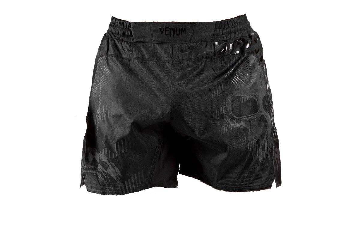 Shorts De Combate Venum Skull Mma - Black