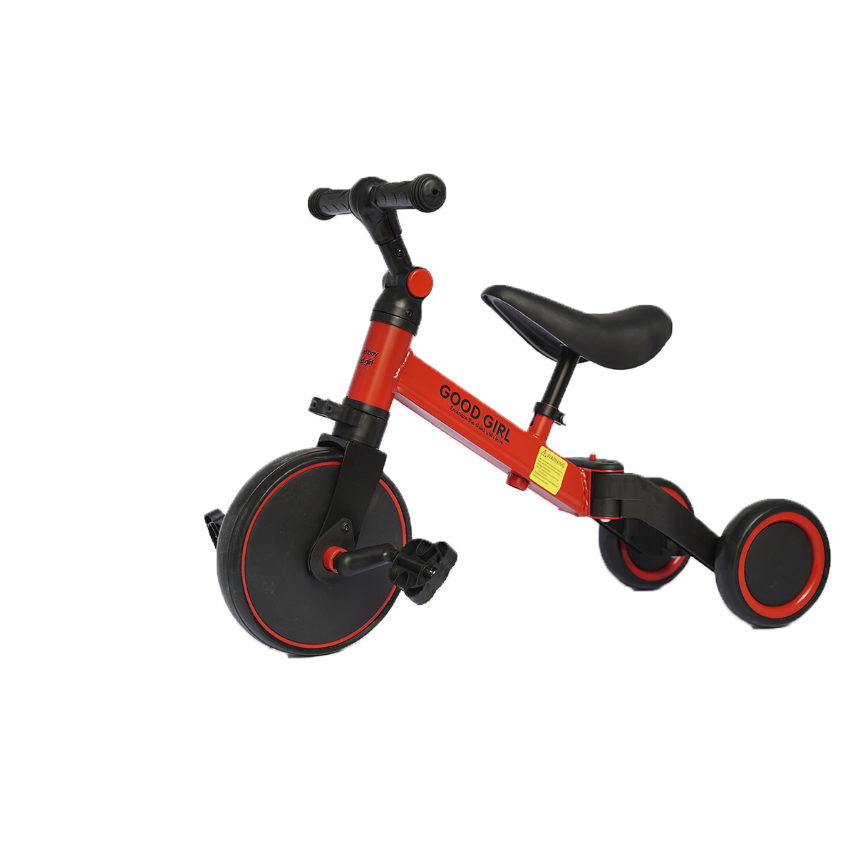 Triciclo y Bici de Balance para Niños 2 En 1 Rojo BM Toys