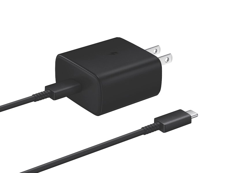 Samsung Adaptador de corriente de 45W PD + CABLE USB Type-C Negro.