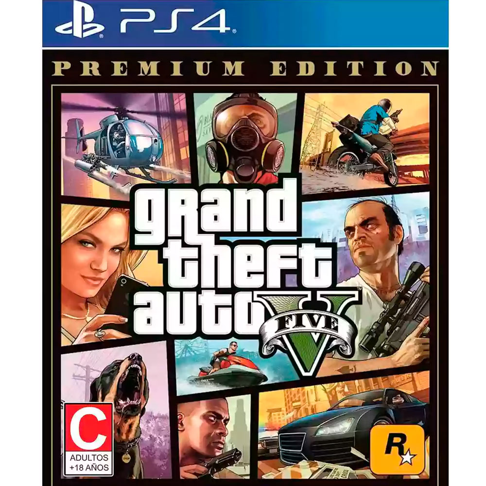 Gta Grand Theft Auto 5 Premium Para Ps4 - Game Center