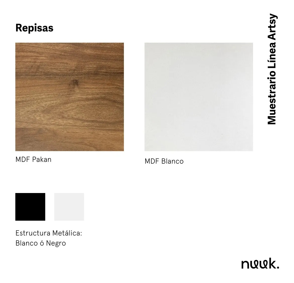 Moderno Librero Minimalista Flotante de 3 Estantes Ideal para tu Hogar Nuuk Concept.