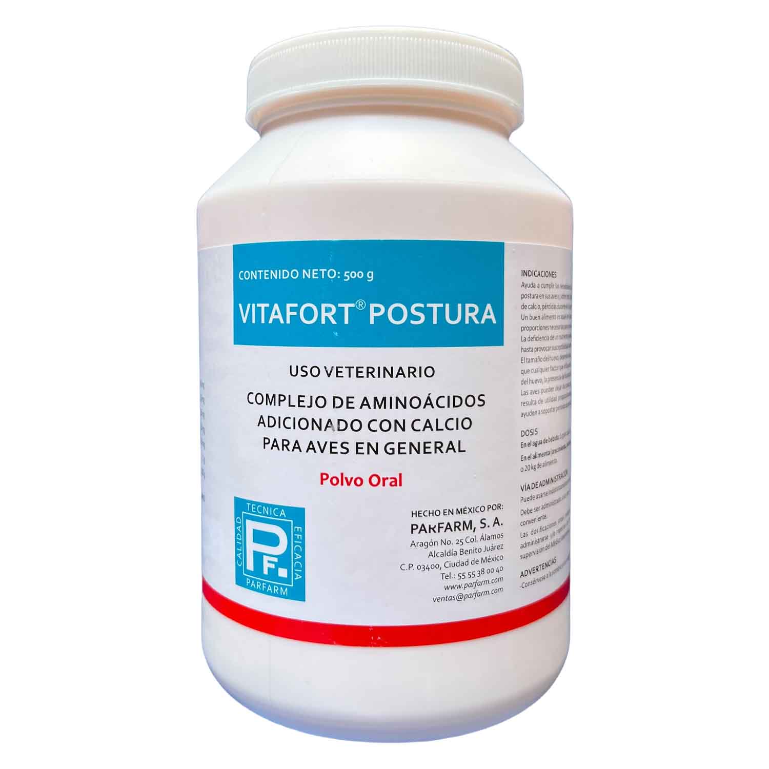 Vitafort Postura 500 Gr. Polvo Oral Parfarm