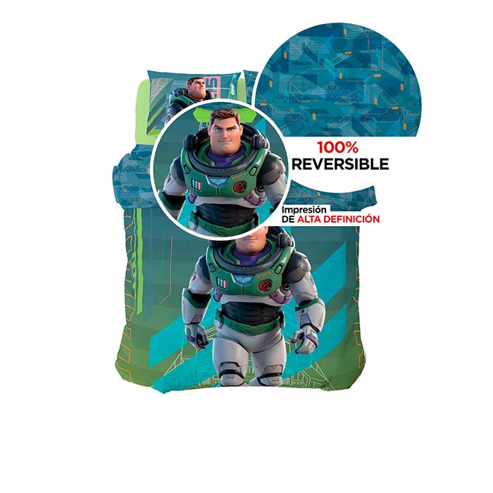 Buzz Lightyear Set de Edredón Matrimonial