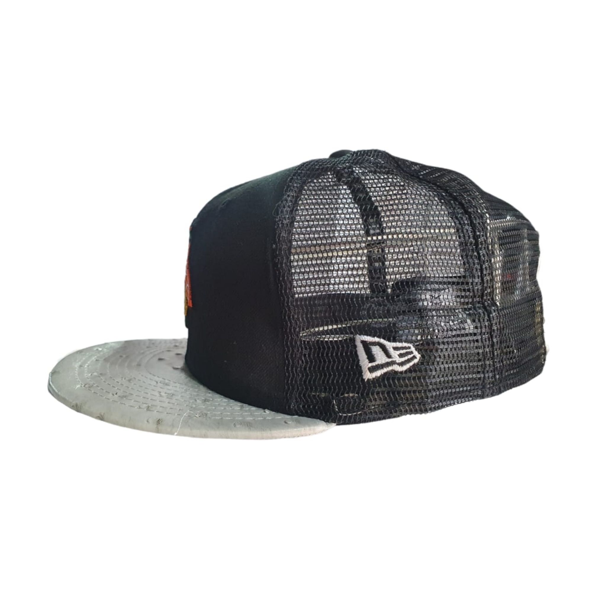 Gorra New Era 950 Chicago Blackhawks Indios Negro Ajustable Original 