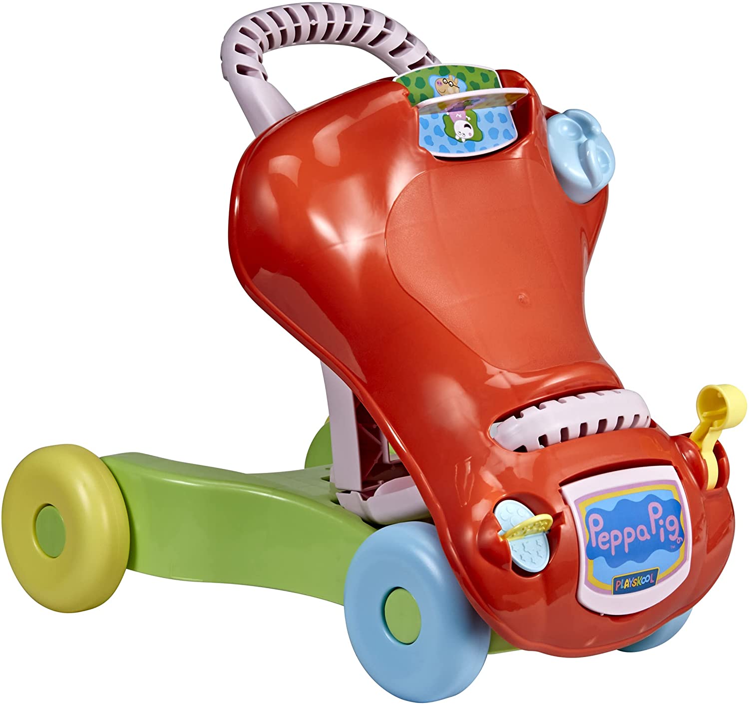 Playskool Caminadora 2 en 1 Peppa Pig Juguete para Ayudar a Caminar y Auto
