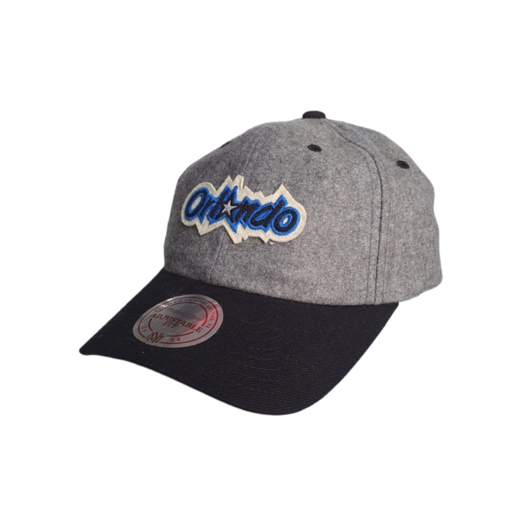 Gorra M&N Orlando Magic Gris Negro Ajustable Original 02Z5MAGIC