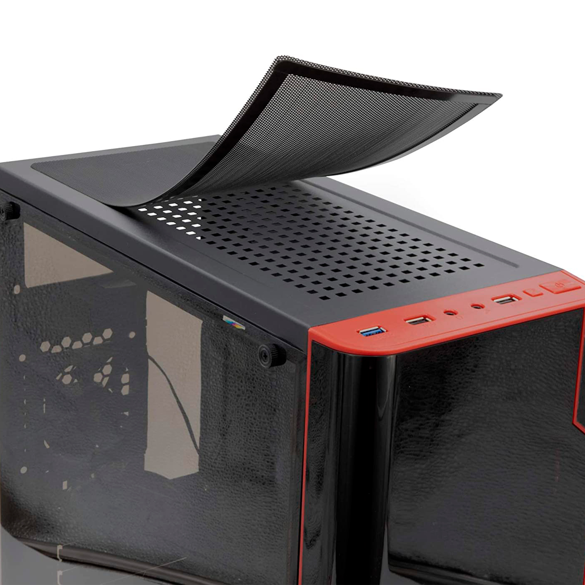 Gabinete ATX, Yeyian Vortex Serie 1200, sin Fuente, Acrílico, Negro