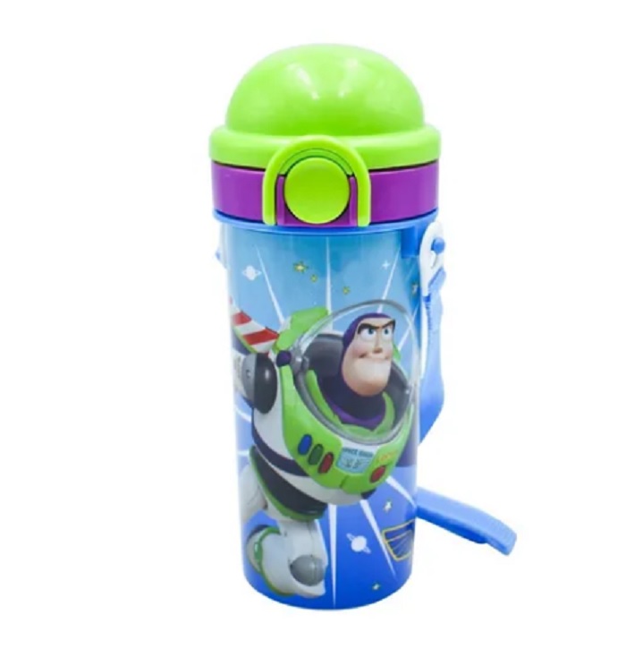 Botella De Agua Cantimplora Disney Toy Story 500ml C/ Popote