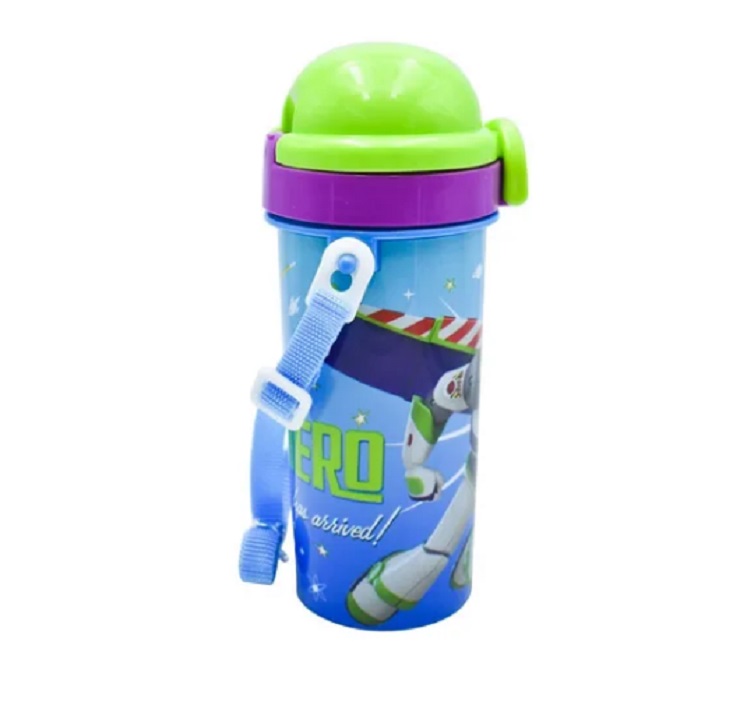 Botella De Agua Cantimplora Disney Toy Story 500ml C/ Popote