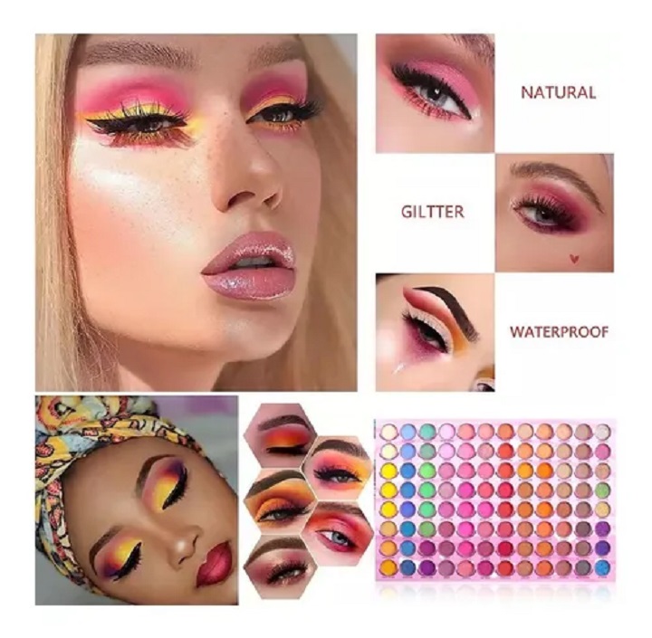 Paleta De Sombra De Ojos Multicolor De 70 Tonos