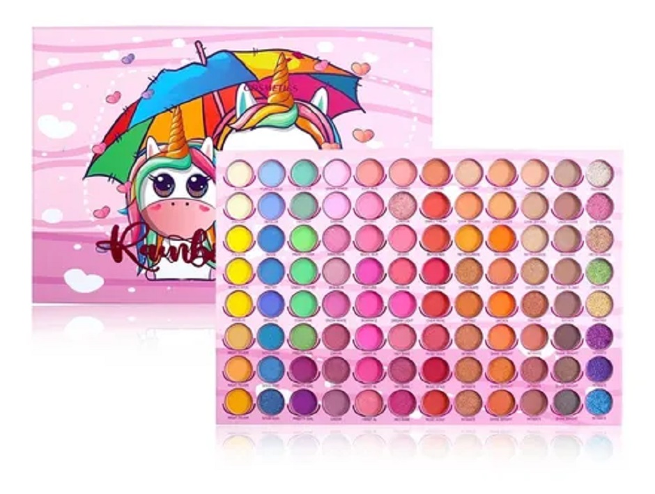 Paleta De Sombra De Ojos Multicolor De 70 Tonos