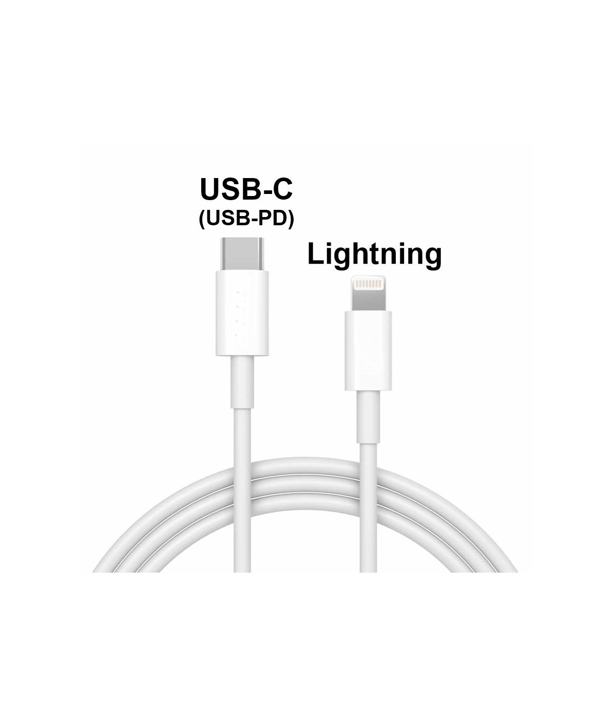 Cables USB-C a Lightning 2m