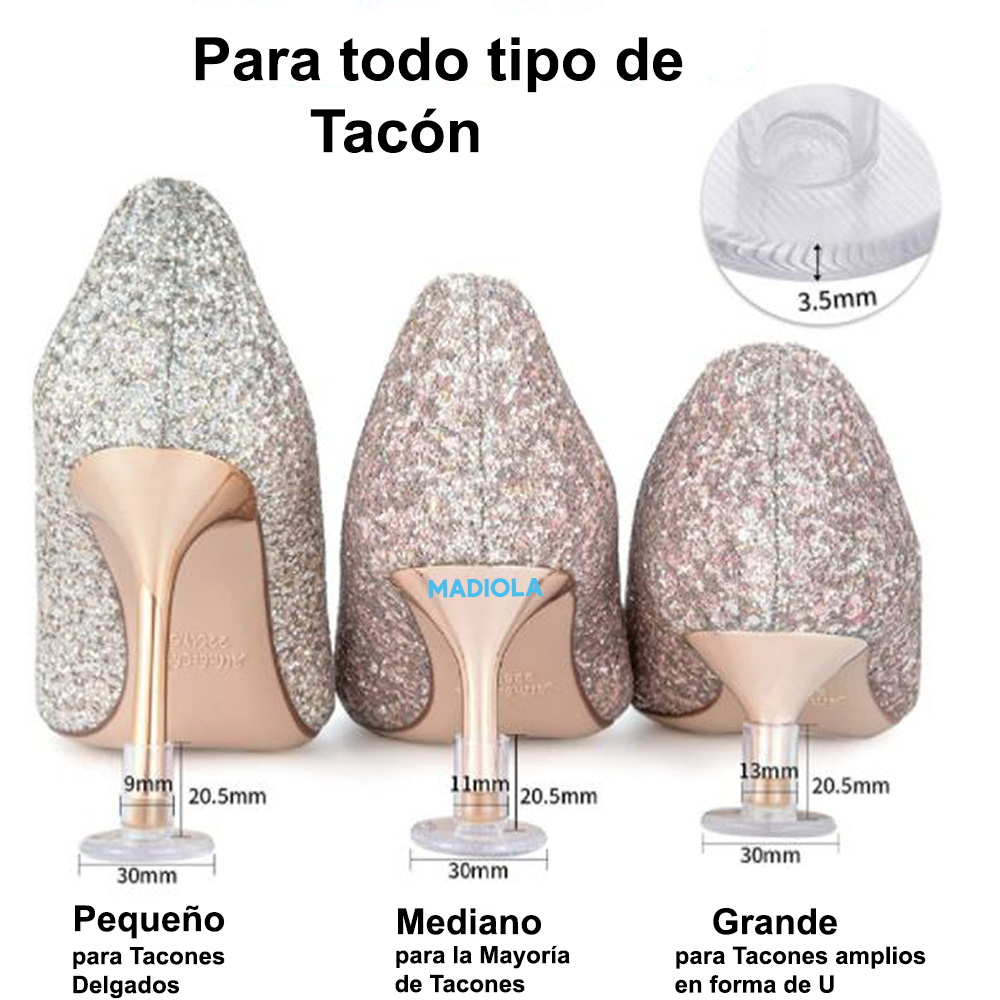 Protector de tacones para jardín (6 pares)