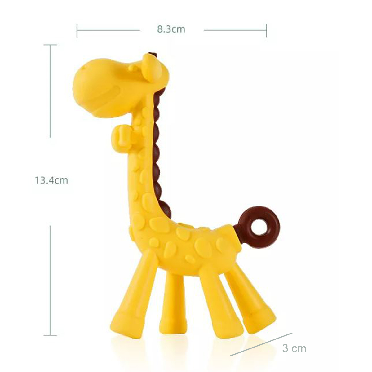 Mordedera para bebé forma Jirafa. Juguete de ayuda en la denticion del bebé