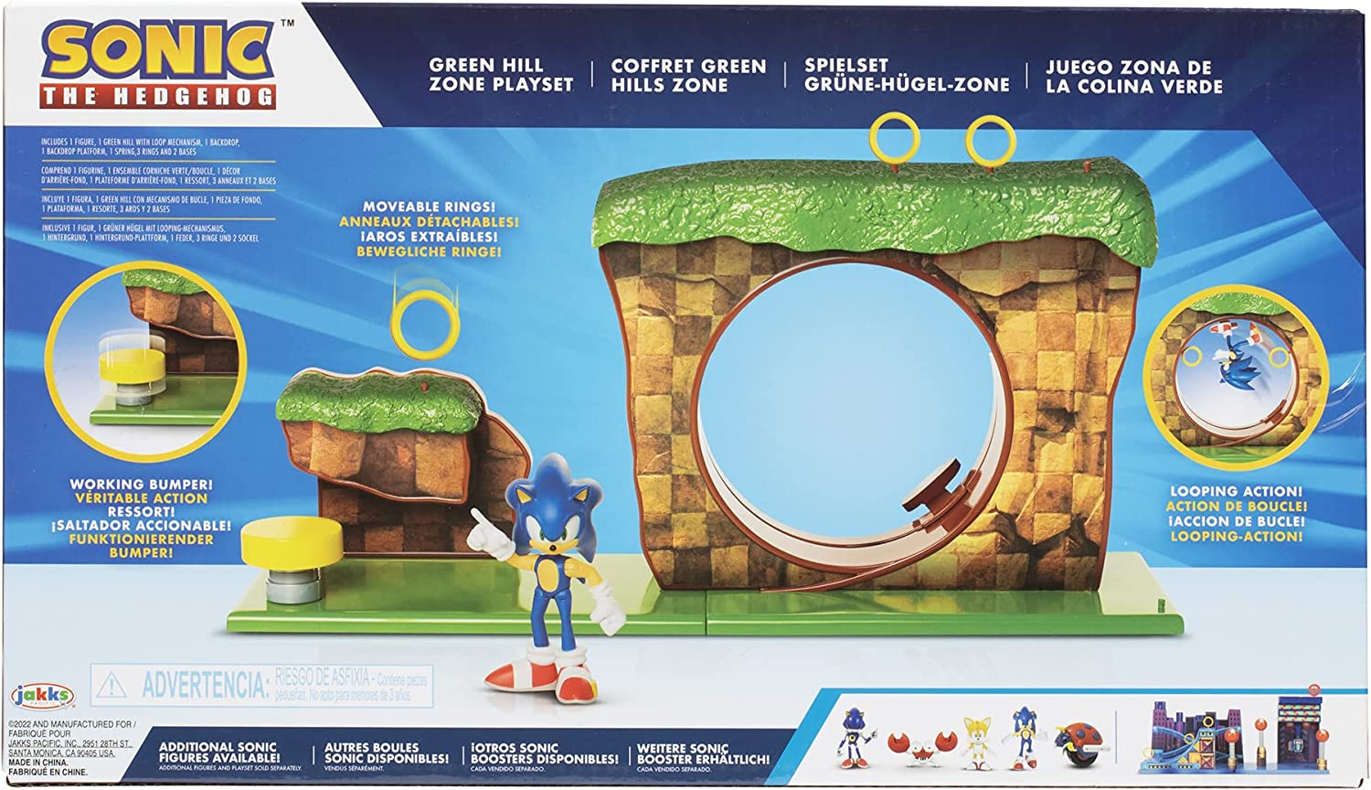 Sonic Escenario Green Hill Jakks Pacific