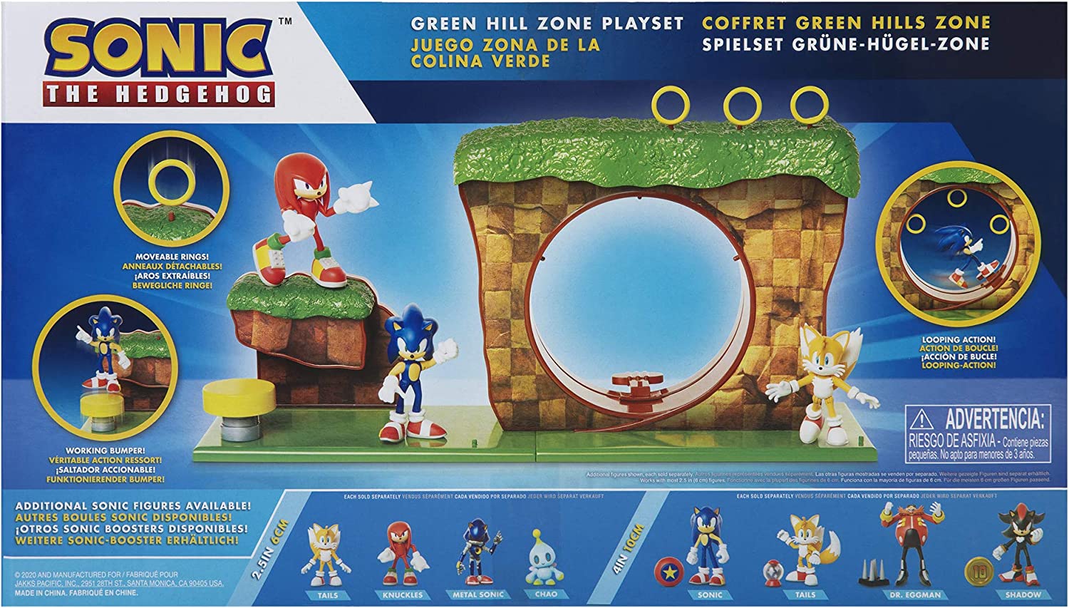 Sonic Escenario Green Hill Jakks Pacific