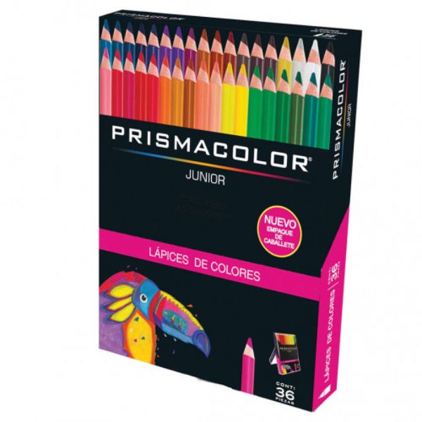 36 Colores Lápices Largos Redondos Prismacolor