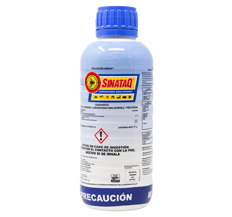 Sinataq 1 Lt PISA, Cipermetrina Control De Plagas  Todas Las Plagas