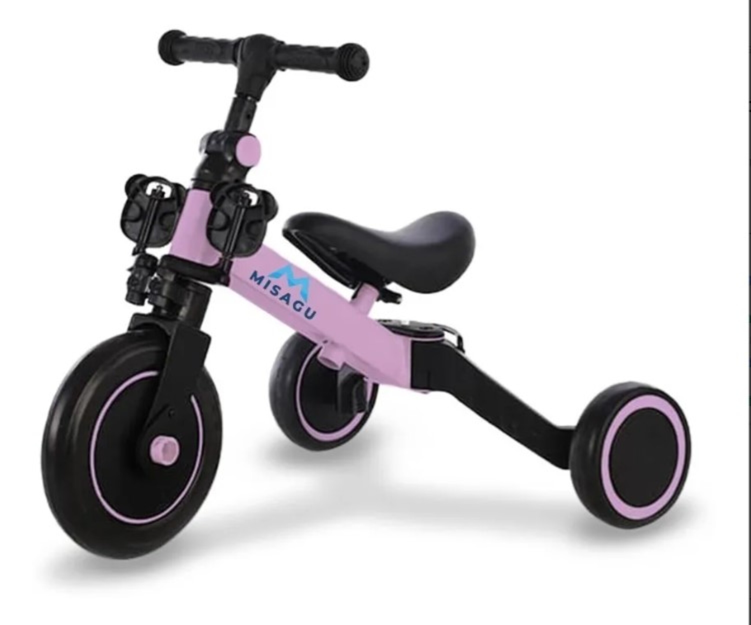 Triciclo 3 en 1 para Niños, Bici de Equilibro con Pedales
