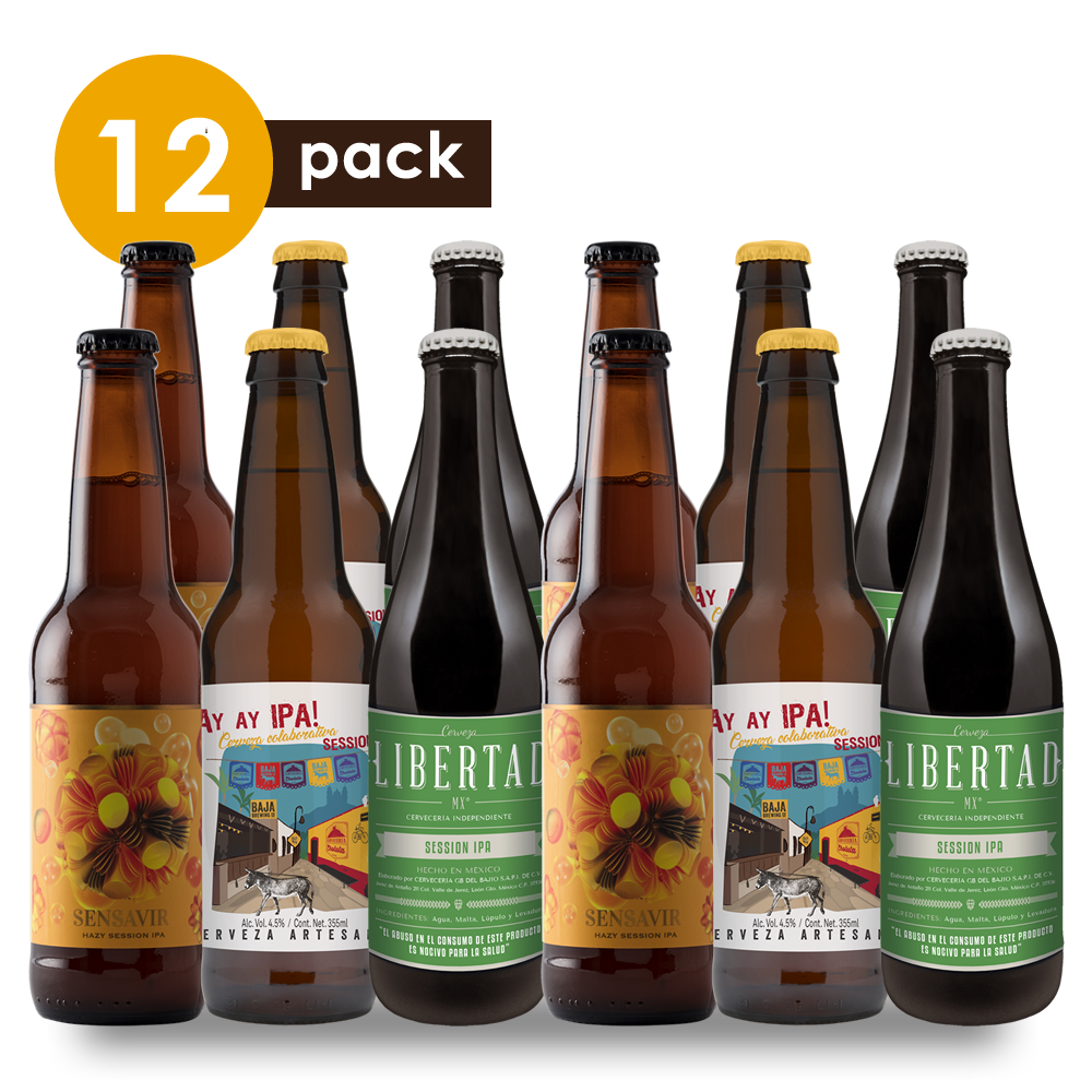 Cerveza Artesanal Session IPA Cervexxa Beerpack 12