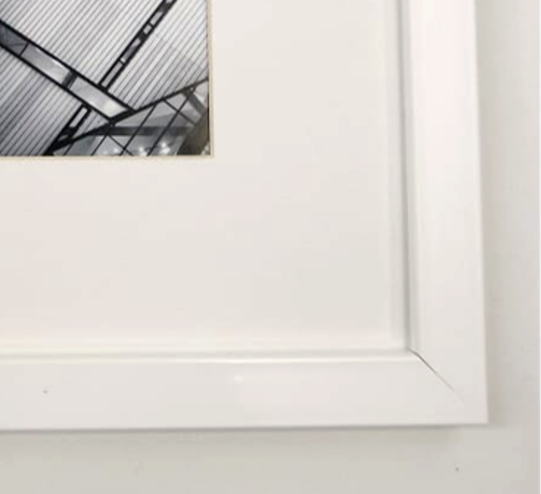 Set de 4 Marcos Decorativos con Marco blanco con cristal y marialuisa