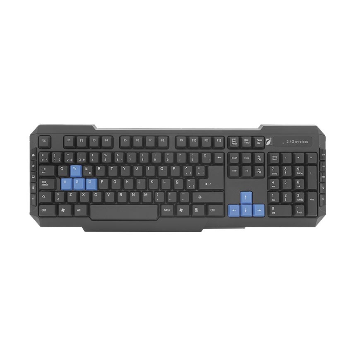 TECLADO GREEN LEAF 18-8393 INALAMBRICO MULTIMEDIA 2.4G ENDY1 